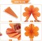 9 PCS Pink and Orange Party Decorations Pink Party Decorations Paper Fans Party Decorations